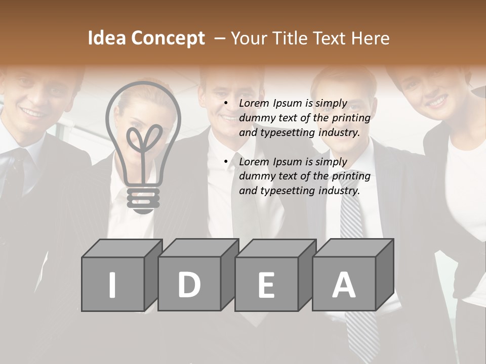 Company Woman Corporation PowerPoint Template