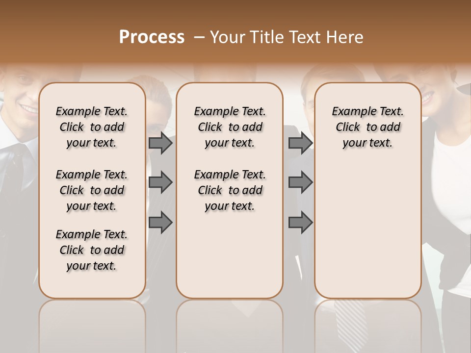 Company Woman Corporation PowerPoint Template