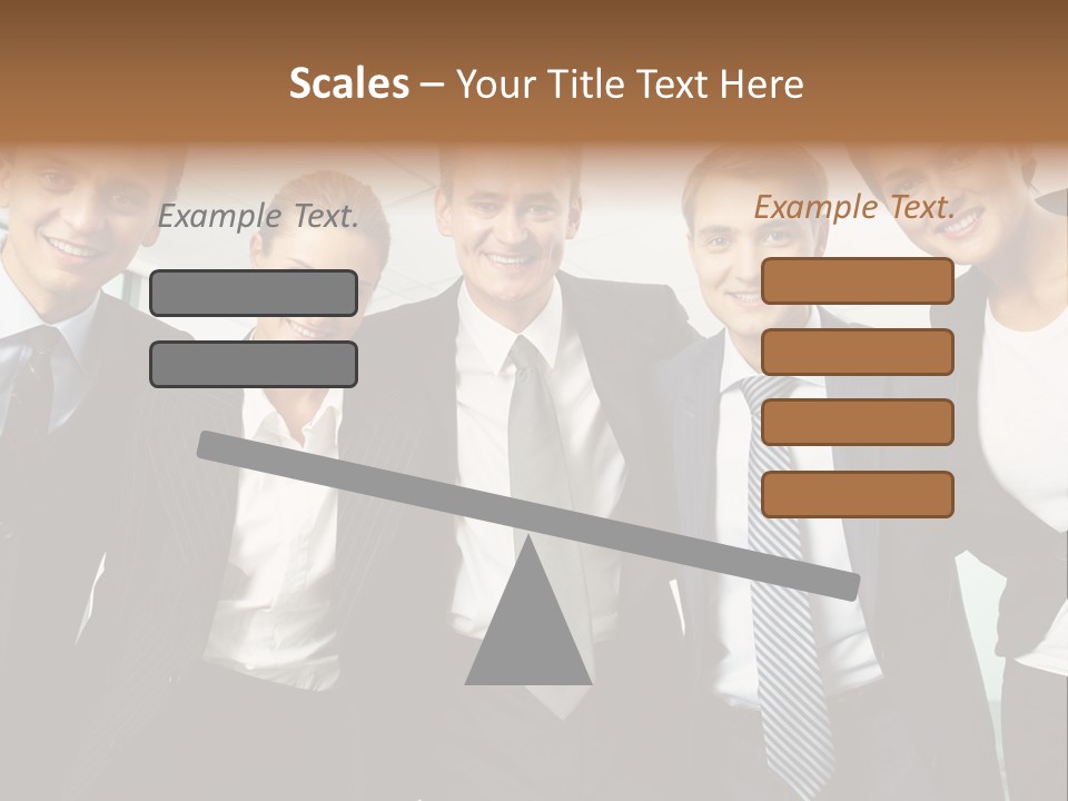 Company Woman Corporation PowerPoint Template