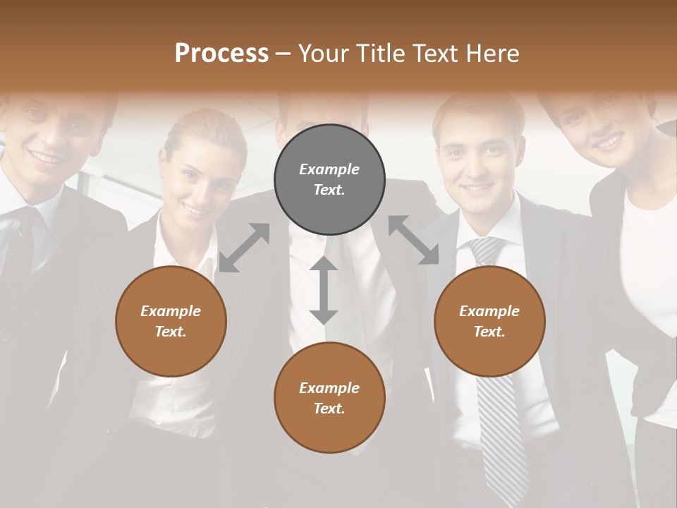 Company Woman Corporation PowerPoint Template