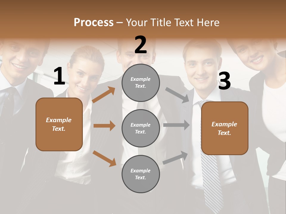 Company Woman Corporation PowerPoint Template