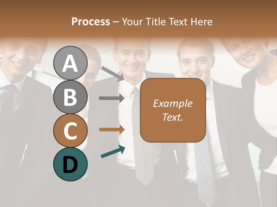 Company Woman Corporation PowerPoint Template