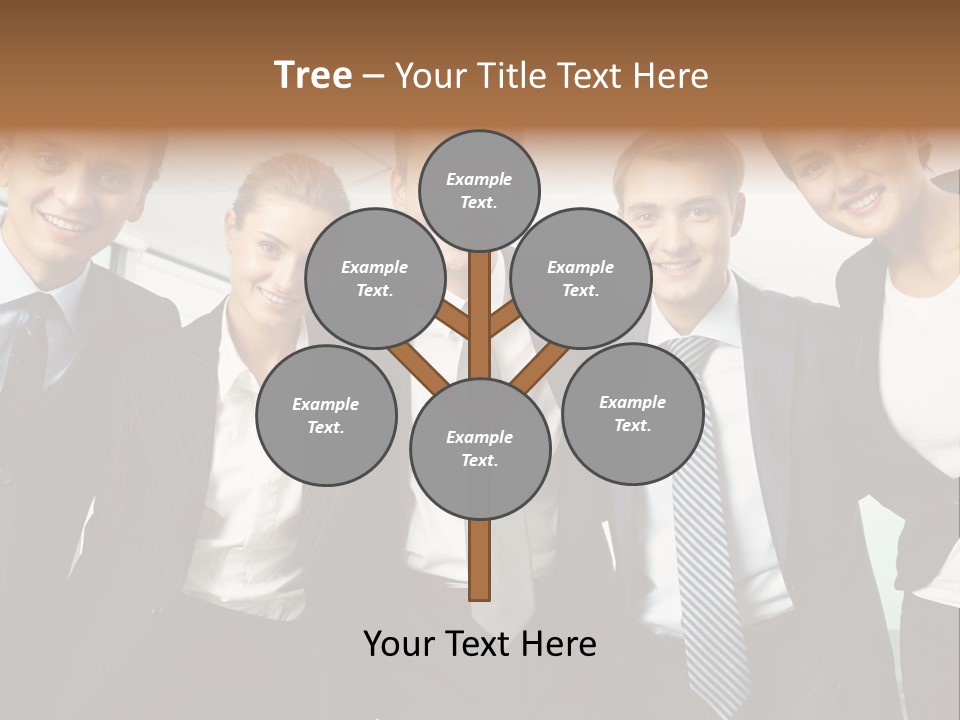 Company Woman Corporation PowerPoint Template