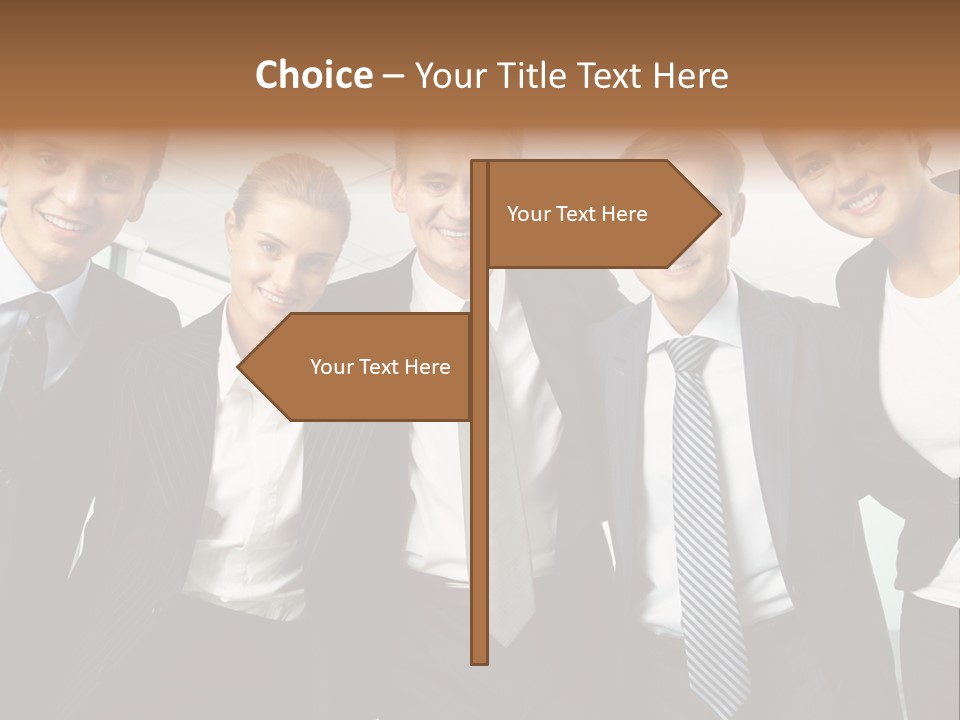 Company Woman Corporation PowerPoint Template