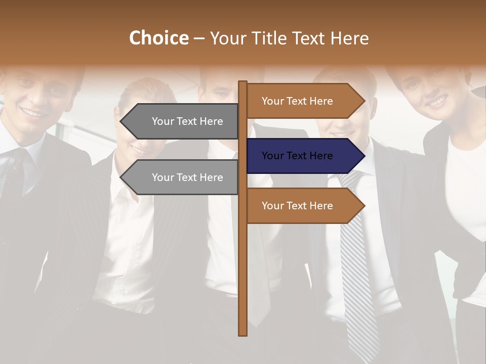 Company Woman Corporation PowerPoint Template