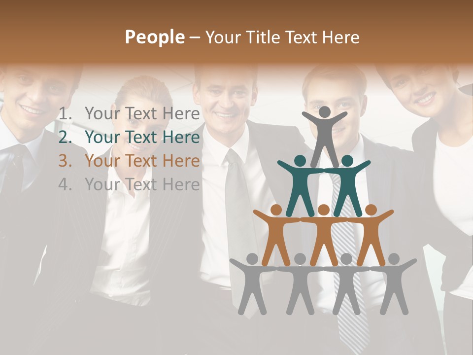 Company Woman Corporation PowerPoint Template