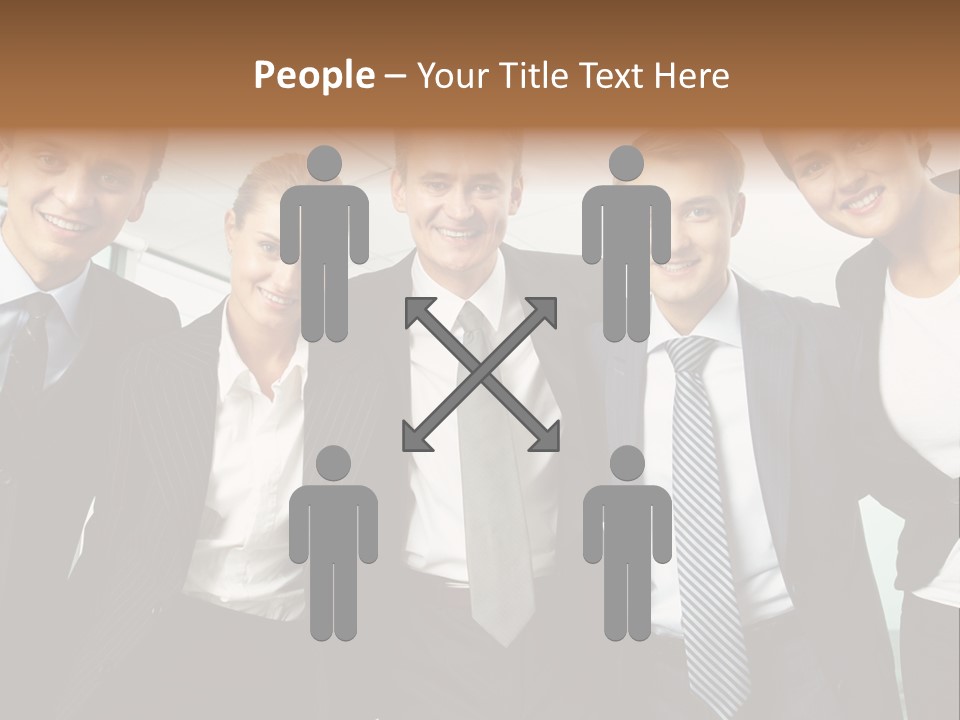 Company Woman Corporation PowerPoint Template