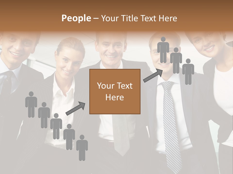 Company Woman Corporation PowerPoint Template