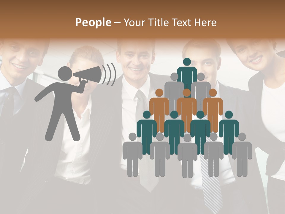 Company Woman Corporation PowerPoint Template