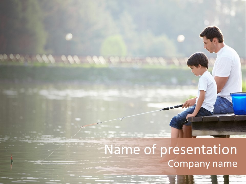 Caucasian Nature Leisure PowerPoint Template