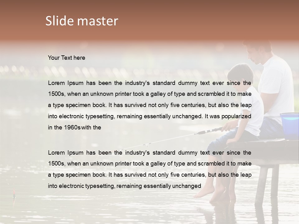 Caucasian Nature Leisure PowerPoint Template