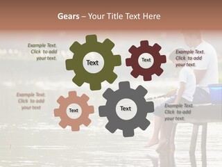 Caucasian Nature Leisure PowerPoint Template