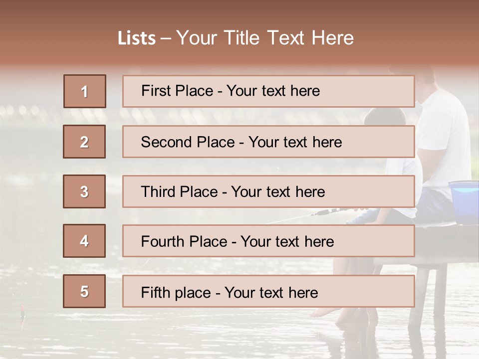 Caucasian Nature Leisure PowerPoint Template