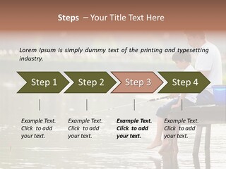 Caucasian Nature Leisure PowerPoint Template