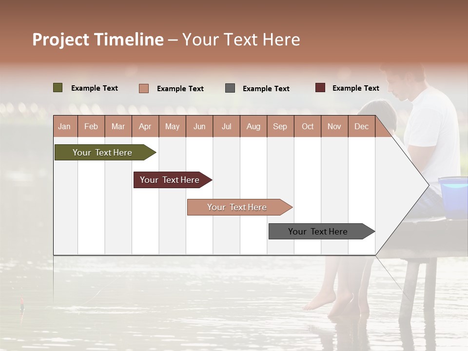Caucasian Nature Leisure PowerPoint Template