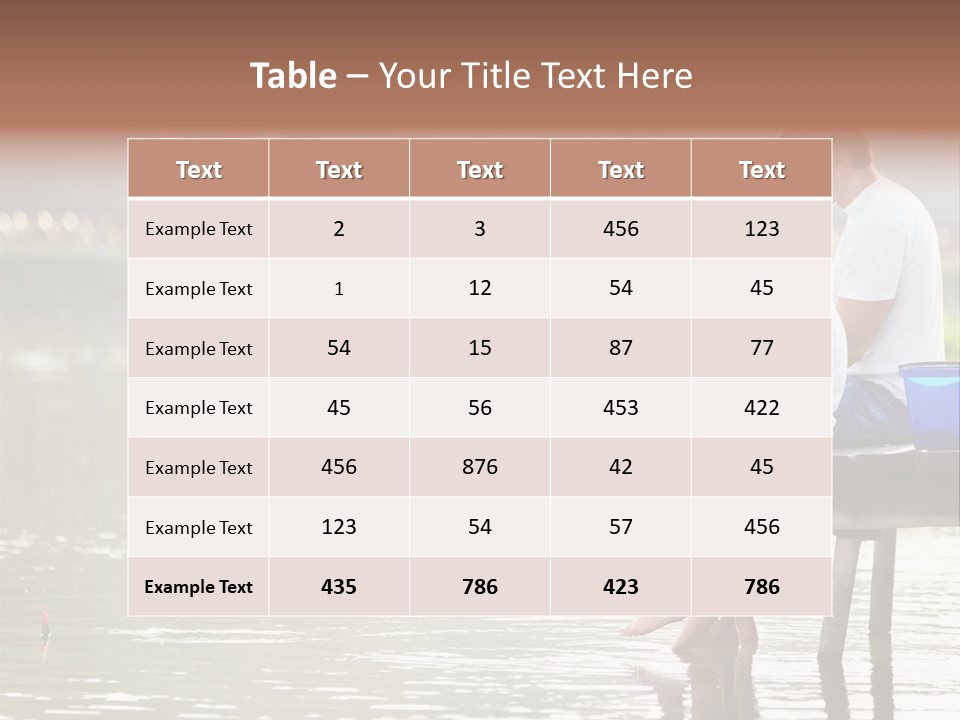 Caucasian Nature Leisure PowerPoint Template