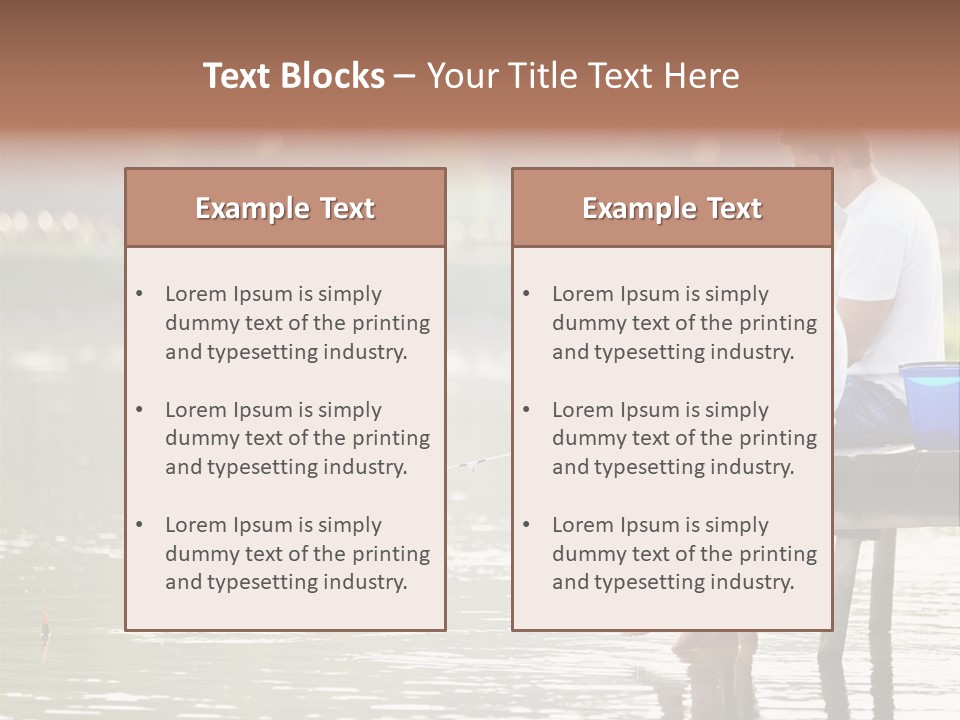 Caucasian Nature Leisure PowerPoint Template