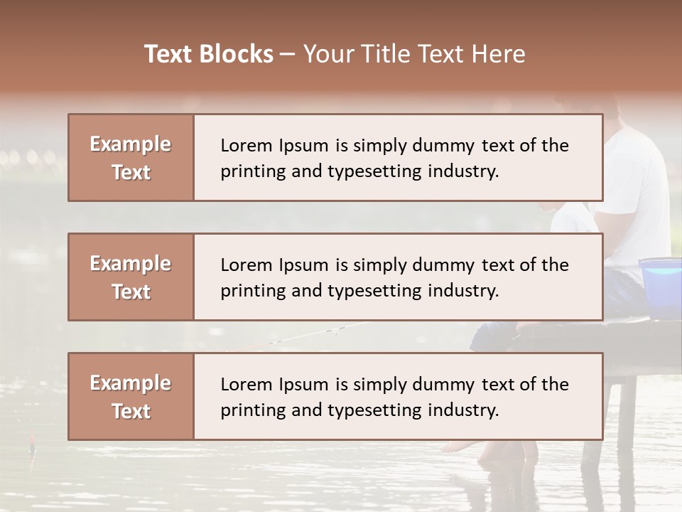 Caucasian Nature Leisure PowerPoint Template