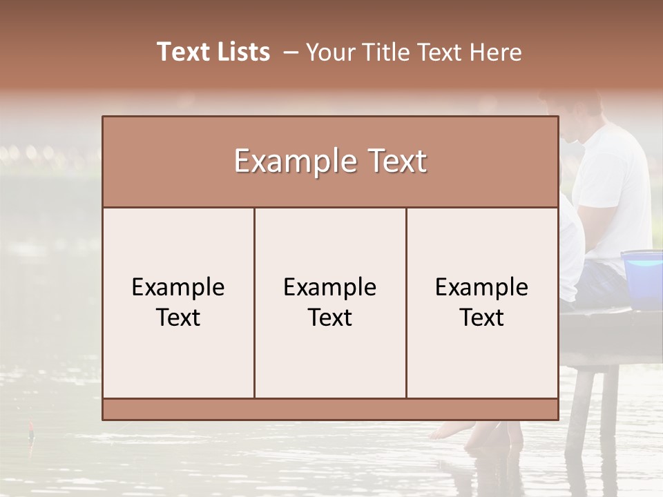 Caucasian Nature Leisure PowerPoint Template