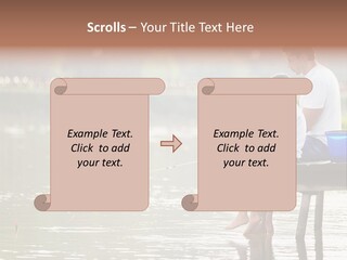 Caucasian Nature Leisure PowerPoint Template