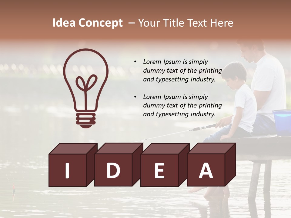 Caucasian Nature Leisure PowerPoint Template