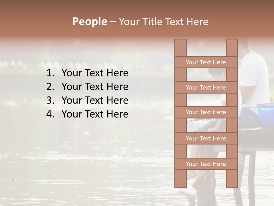 Caucasian Nature Leisure PowerPoint Template