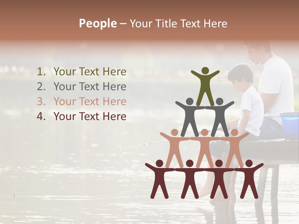 Caucasian Nature Leisure PowerPoint Template