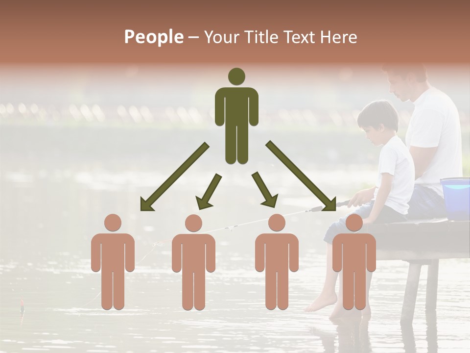 Caucasian Nature Leisure PowerPoint Template