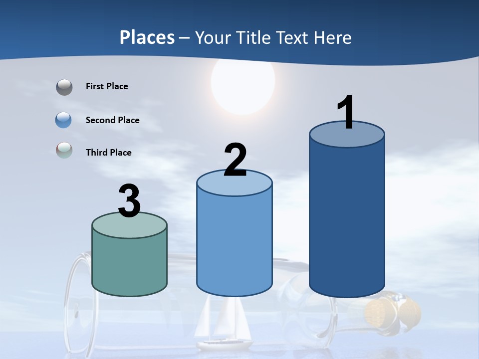 Bottle Motorized Fuel PowerPoint Template