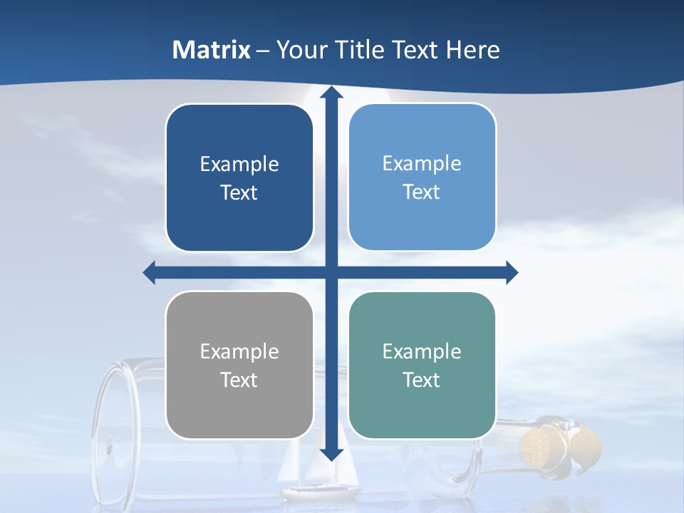 Bottle Motorized Fuel PowerPoint Template