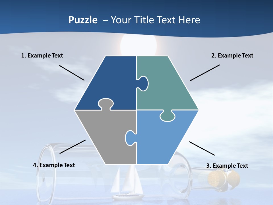 Bottle Motorized Fuel PowerPoint Template
