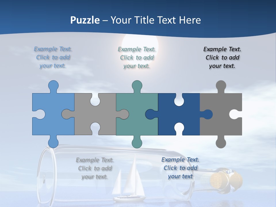 Bottle Motorized Fuel PowerPoint Template