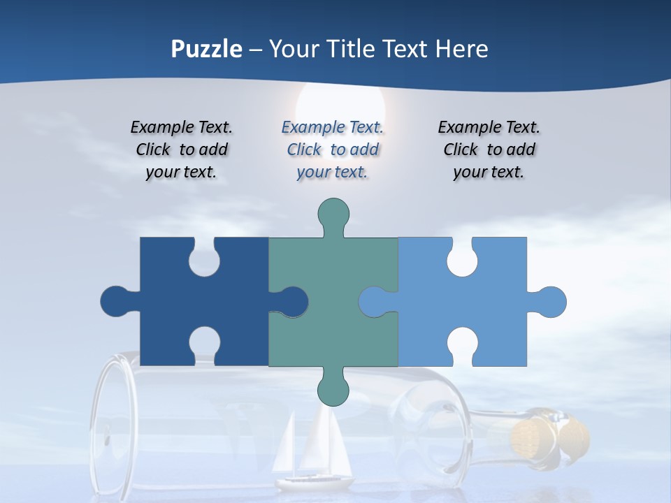 Bottle Motorized Fuel PowerPoint Template