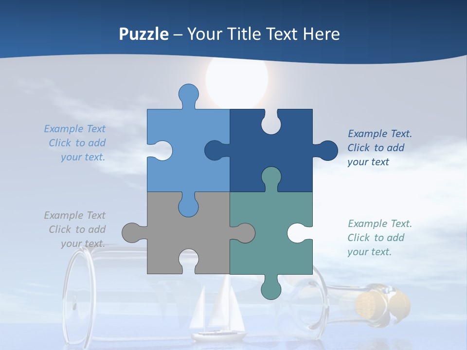 Bottle Motorized Fuel PowerPoint Template