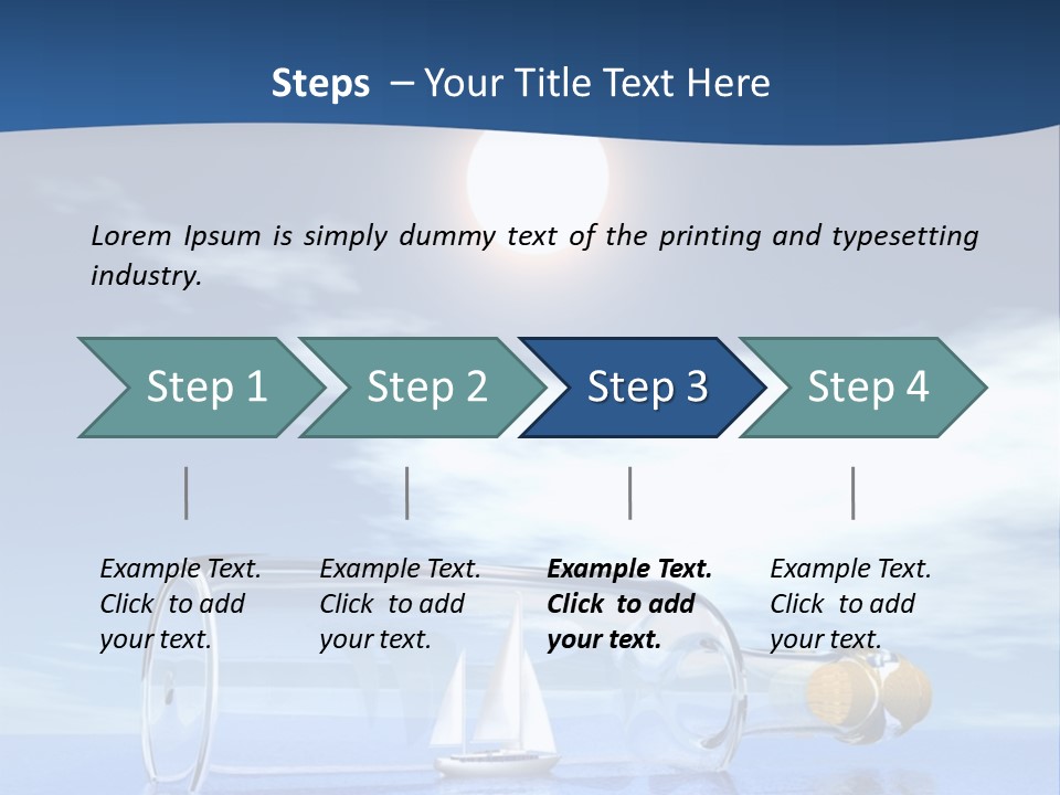 Bottle Motorized Fuel PowerPoint Template