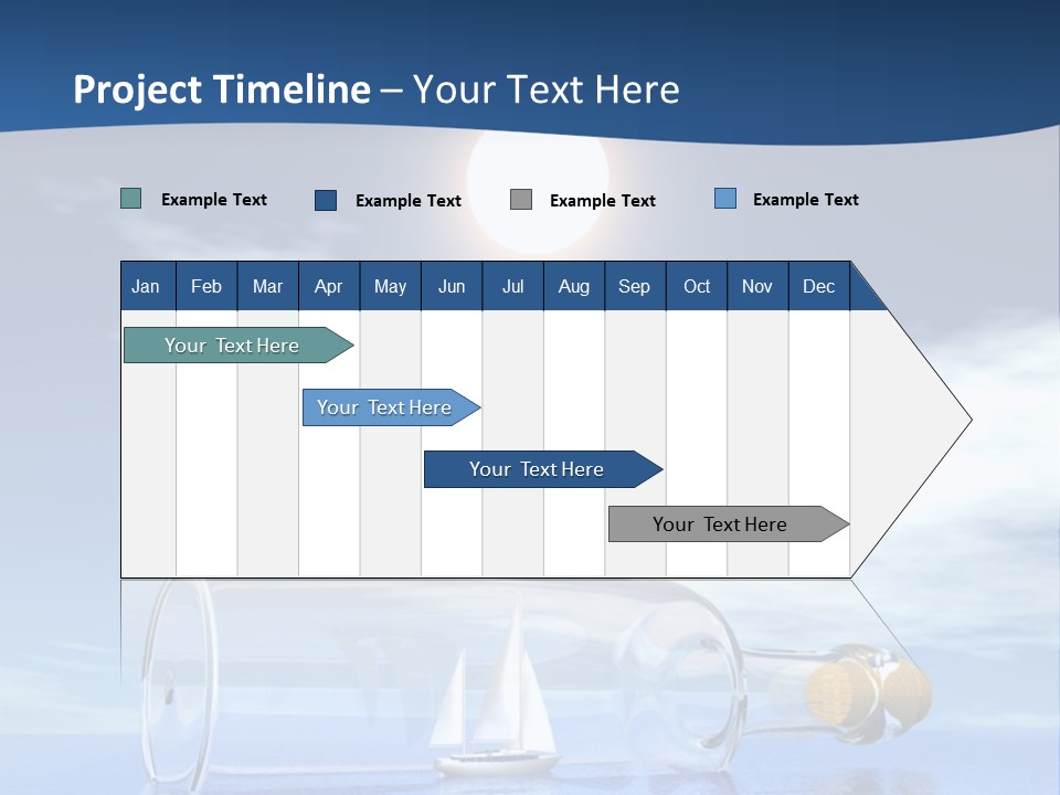 Bottle Motorized Fuel PowerPoint Template