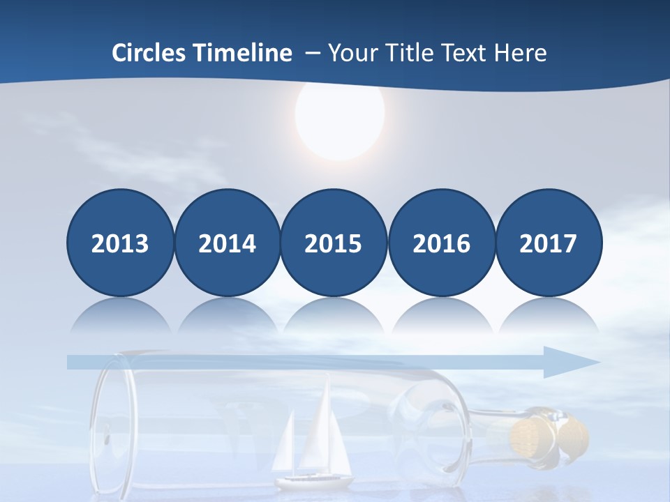 Bottle Motorized Fuel PowerPoint Template