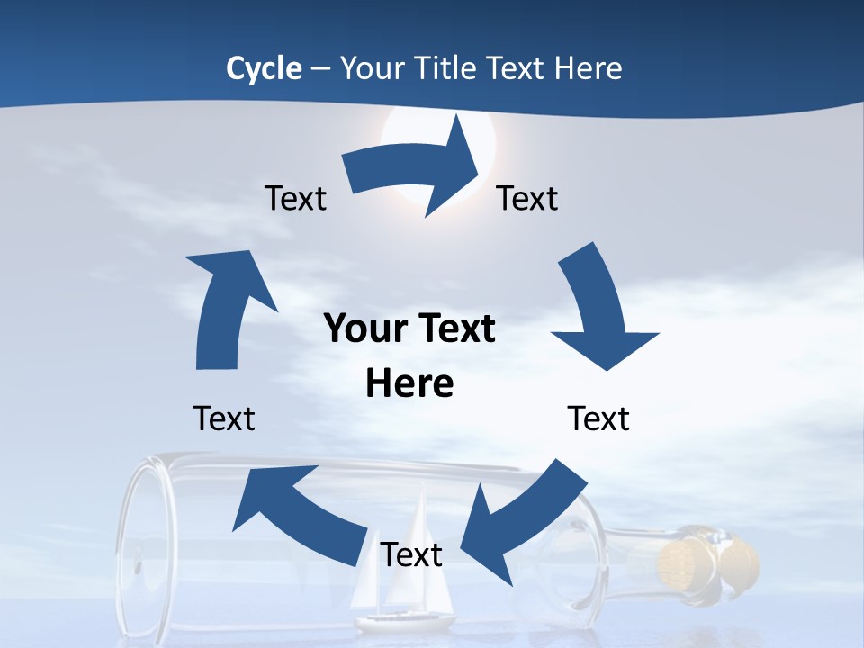 Bottle Motorized Fuel PowerPoint Template
