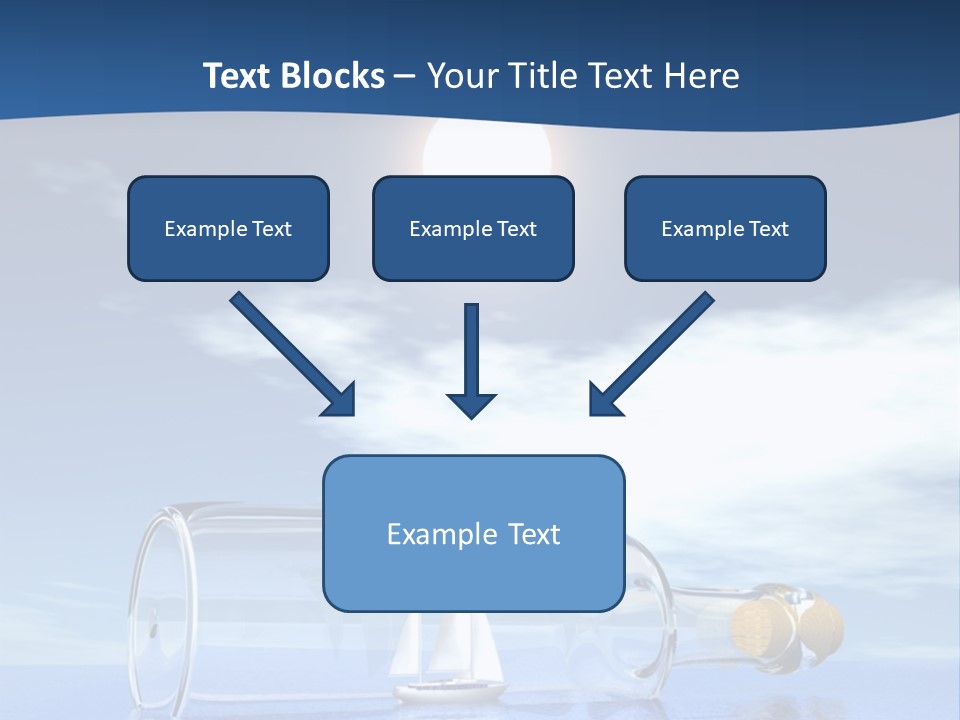 Bottle Motorized Fuel PowerPoint Template
