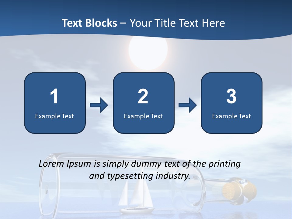 Bottle Motorized Fuel PowerPoint Template