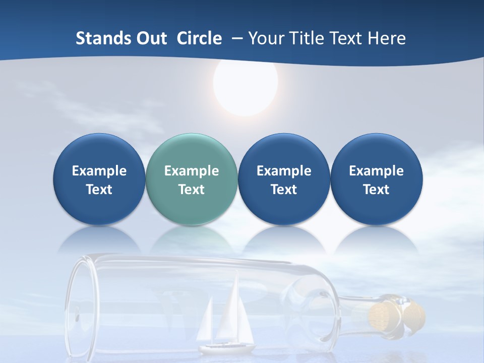 Bottle Motorized Fuel PowerPoint Template