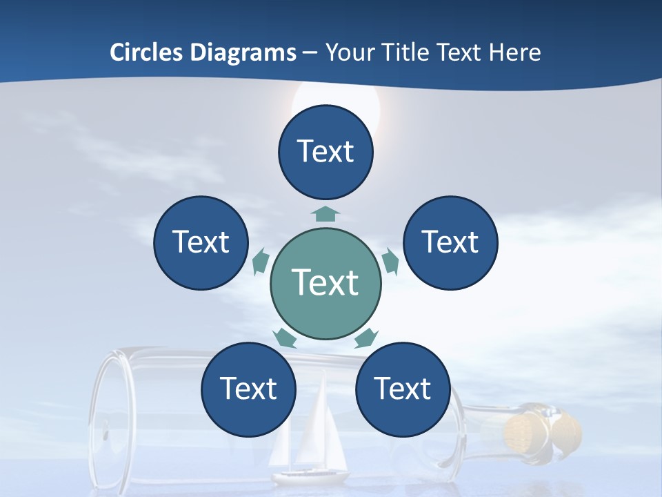 Bottle Motorized Fuel PowerPoint Template
