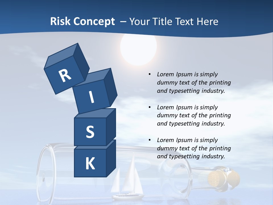 Bottle Motorized Fuel PowerPoint Template