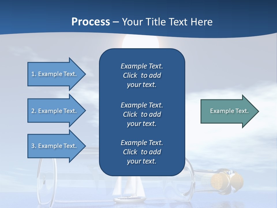 Bottle Motorized Fuel PowerPoint Template