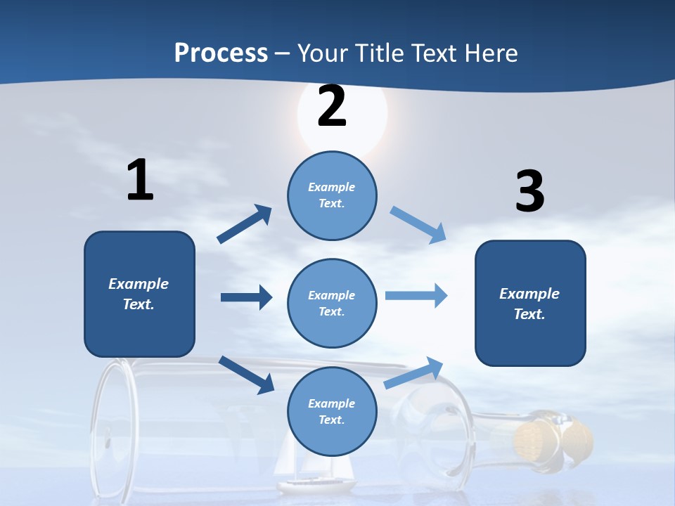 Bottle Motorized Fuel PowerPoint Template