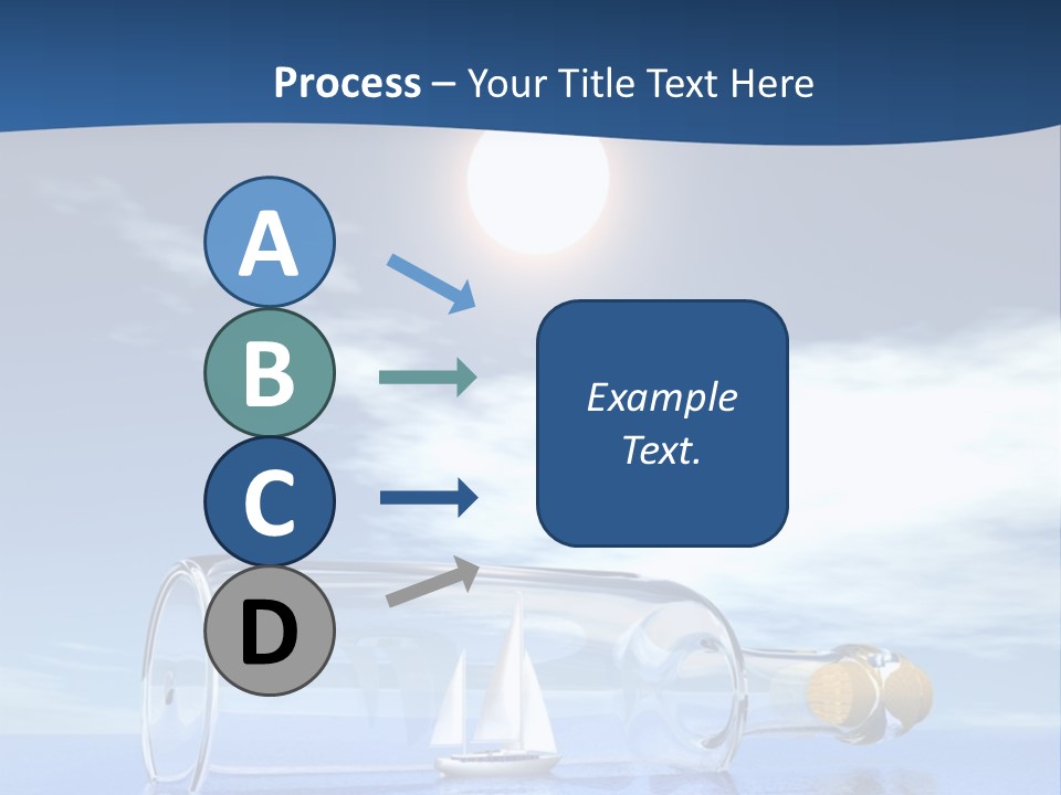 Bottle Motorized Fuel PowerPoint Template