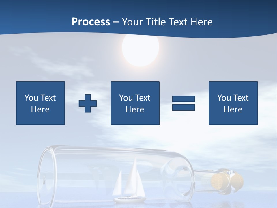 Bottle Motorized Fuel PowerPoint Template