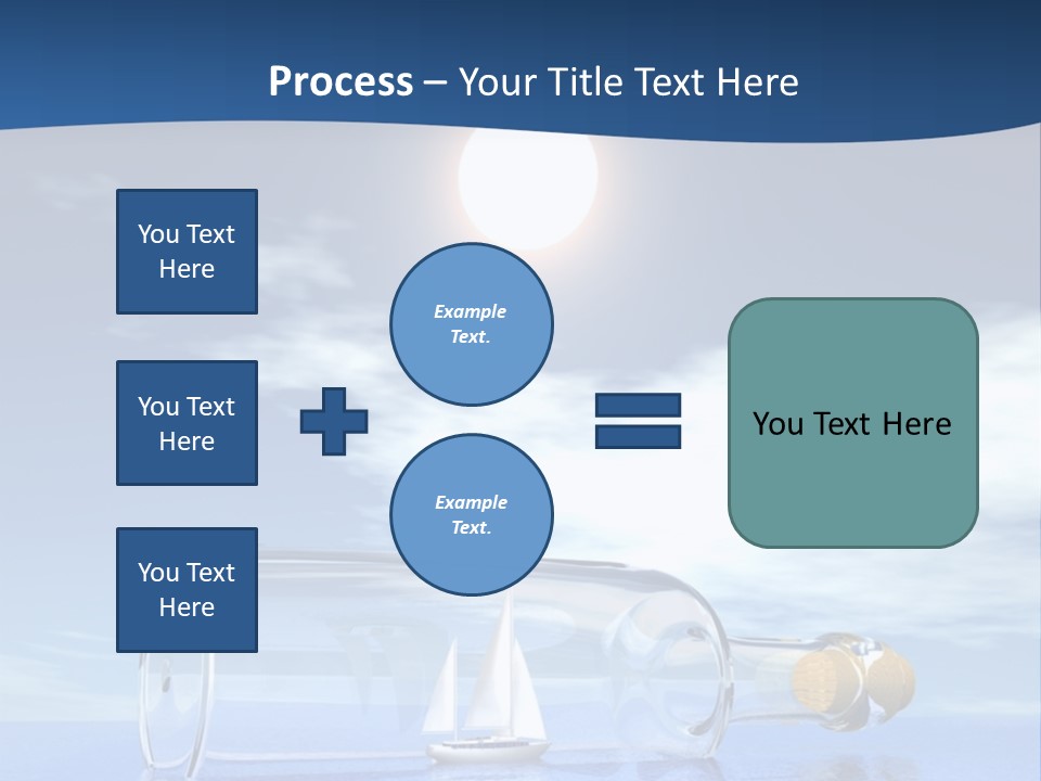 Bottle Motorized Fuel PowerPoint Template