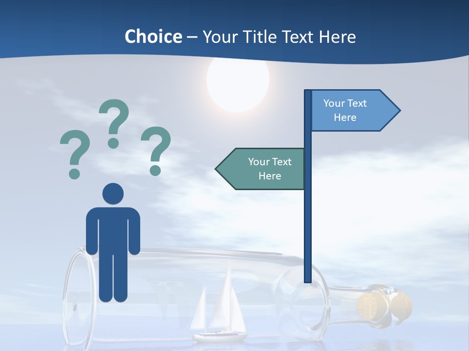 Bottle Motorized Fuel PowerPoint Template
