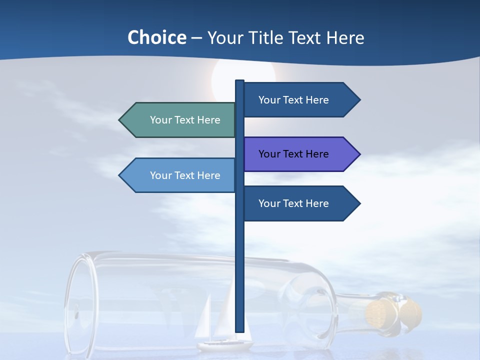 Bottle Motorized Fuel PowerPoint Template